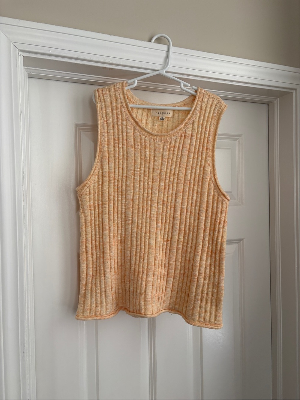 Promesa Rollneck Knit Sweater Tank Women’s Medium Summer Preppy Spring Feminine